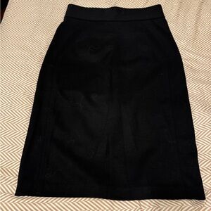 Diane Von Furstenberg Black Pencil Skirt